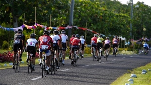 Tour of Samoa D4  S1 Asau to Taga 55km 14 Sept 201