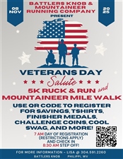 2025 Battlers Knob Veterans Day 5K Ruck/Run/Walk