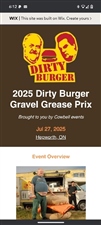 Dirty Burger  GRAVEL Grease Prix double patty
