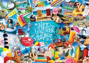 PC - MasterPieces - Greetings from the Beach - 500
