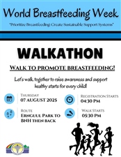 World Breastfeeding Week Walk4Life