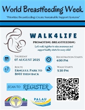 World Breastfeeding Week Walk4Life