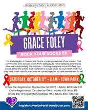 2025 Grace Foley Rock Your Socks 5K