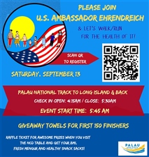 US Ambassador Ehrendreich Walk4Life