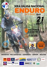 3ra Fecha CN Enduro 2025 (HCC2, Panamá)
