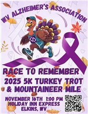 Race to Remember - Turkey Trot WV Alzheimers Assn