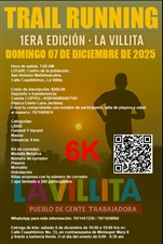 TRAIL RUNNING LA VILLITA 1ra Edición